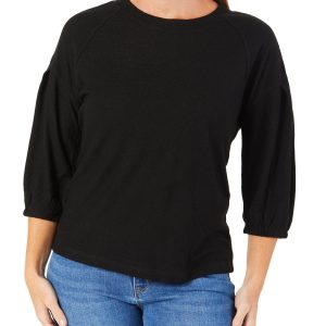 Women's Solid Raglan Top