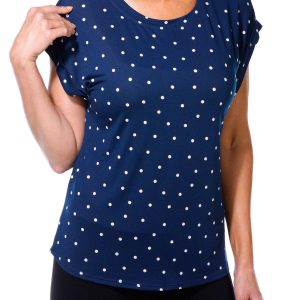 Women's Polka Dot Print Top