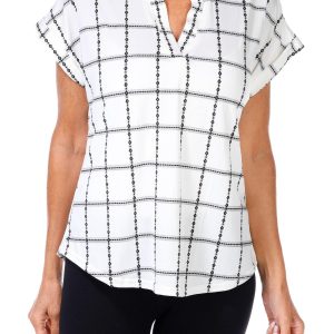 Women's Box Print Top