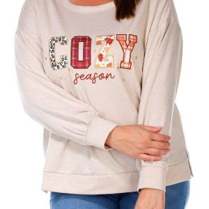 Women's Plus Cozy Fall Sweatshirt