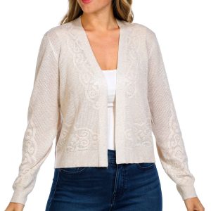 Women's Petite Open Front Cardigan