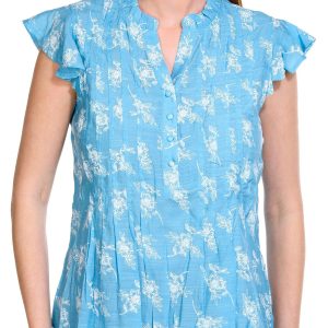 Women's Petite Floral Print Top