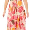 Women's Sleeveless Floral Print Dress