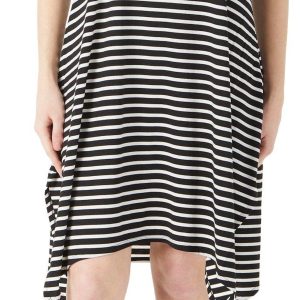 Women's Sleeveless Stripe Print Dress