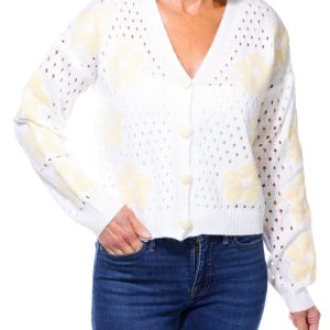 Women's Floral Print Cardigan
