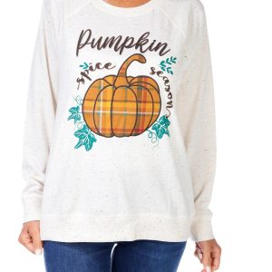Women's Pumpkin Speckled Sweatshirt