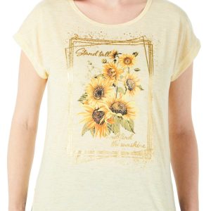 Women's Sunflower Graphic Top