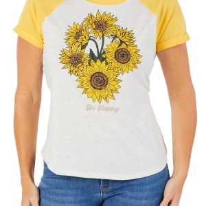 Women's Sunflower Graphic Top