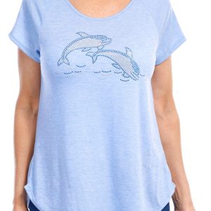 Women's Studded Dolphin Tee