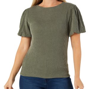 Women's Solid Ribbed Top