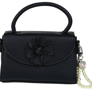 3D Flower Top Handle Crossbody