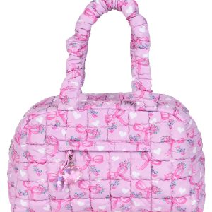 Puff Bow Print Weekender
