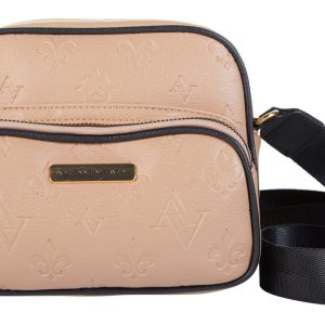 Embossed Logo Print Crossbody