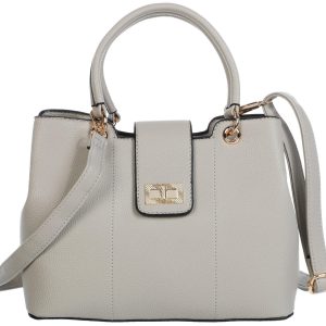 Faux Leather Satchel