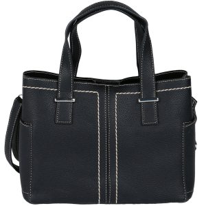 Faux Leather Satchel