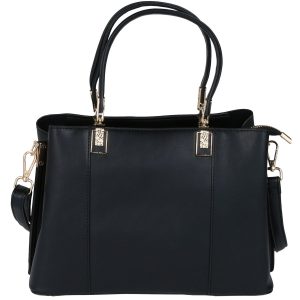 Faux Leather Satchel
