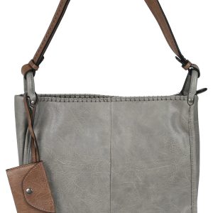 Faux Leather Satchel