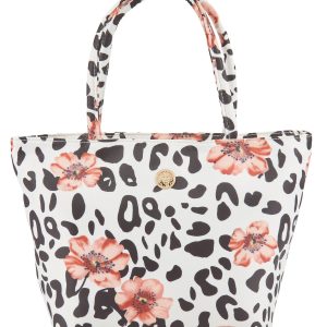 Leopard Floral Insulated Lunch Tote