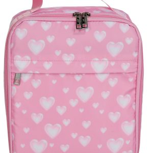 Heart Print Insulated Lunch Tote