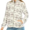 Women's Tribal Print Fleece Jacket