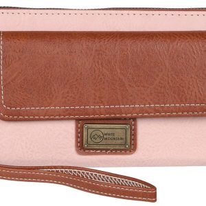 Faux Leather Wristlet