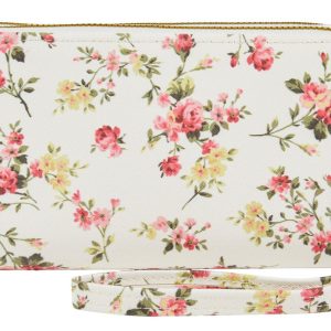 Floral Zip Around Wallet