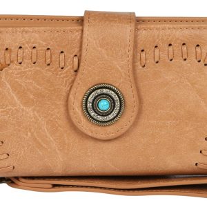 Vegan Leather Wristlet