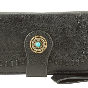 Vegan Leather Wristlet