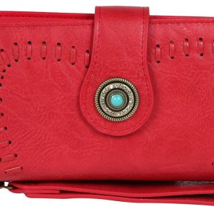 Vegan Leather Wristlet