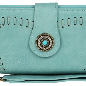 Vegan Leather Wristlet