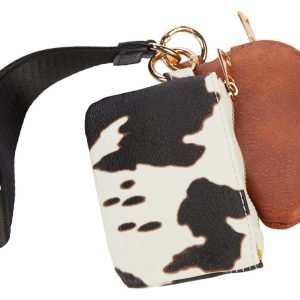 2 Pc Zip Coin Wristlet Pouches