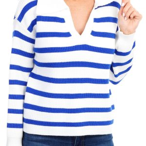 Women's Stripe Print Sweater