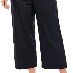 Women's Solid Wide Leg Pants