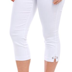 Women's Solid Pull On Capris