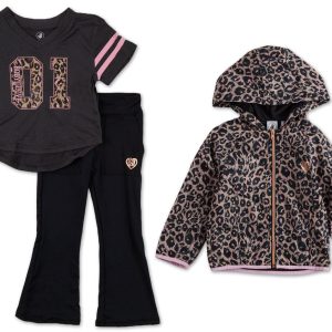 Little Girls Active 3 Pc Pants Set