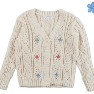 Girls 2 Pc Sweater & Hair Clip Set