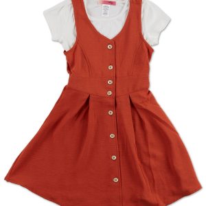 Girls 2 Pc Top & Dress Set