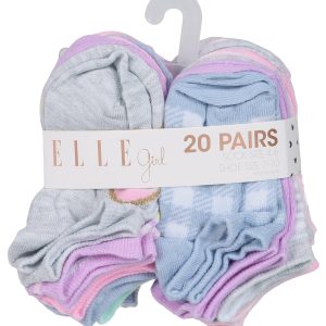 Girls 20 Pk Ankle Socks