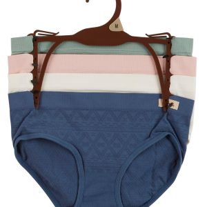 Girls 4 Pk Seamless Hipster Panties
