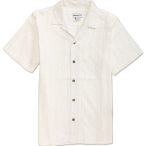 Boys Solid Button Down Shirt