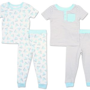 Toddler Boys 4 Pc Pajama Pants Set