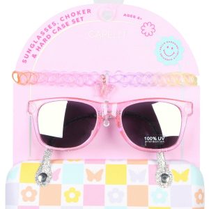 Girls 3 Pc Sunglasses & Hardcase Set