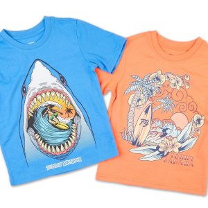 Little Boys 2 Pk Graphic Tees