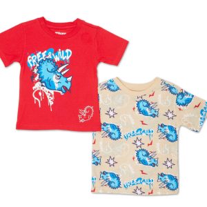 Little Boys 2 Pk Graphic Tees