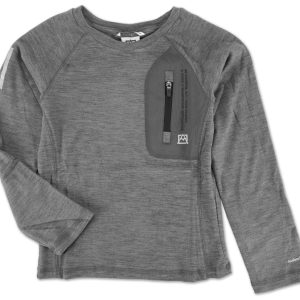 Boys Tech Zip Pocket Long Sleeve Shirt