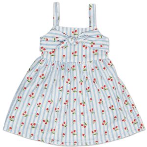 Toddler Girls Cherry Print Dress