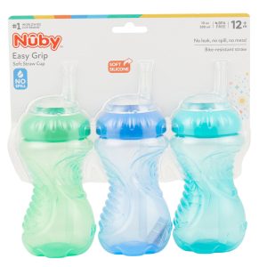 3 Pk Soft Straw Cups