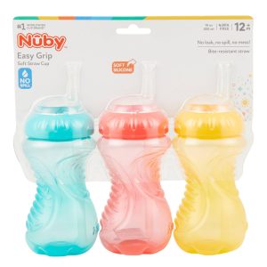 3 Pk Soft Straw Cups