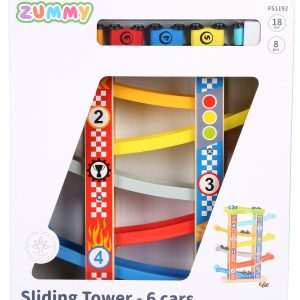18 Pc Sliding Car Tower