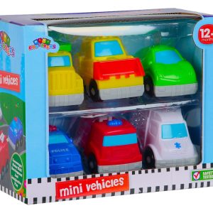 6 Pc Mini  Vehicles